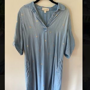 Anthropologie soft denim dress